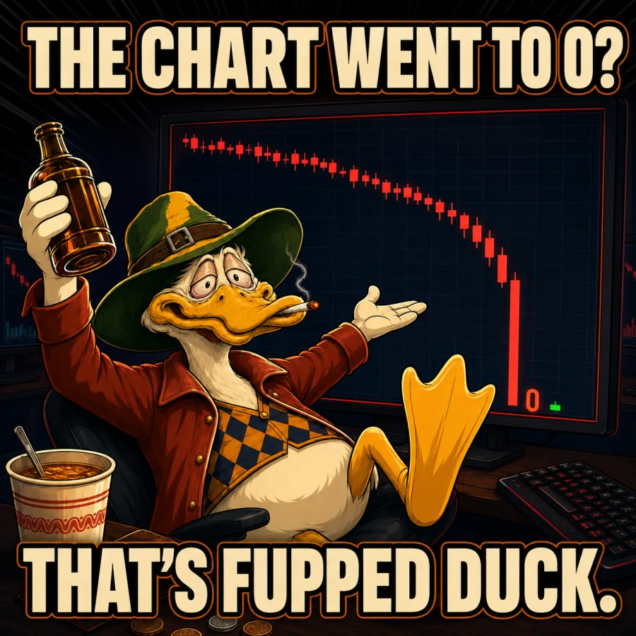 Fup meme: the chart went to zero