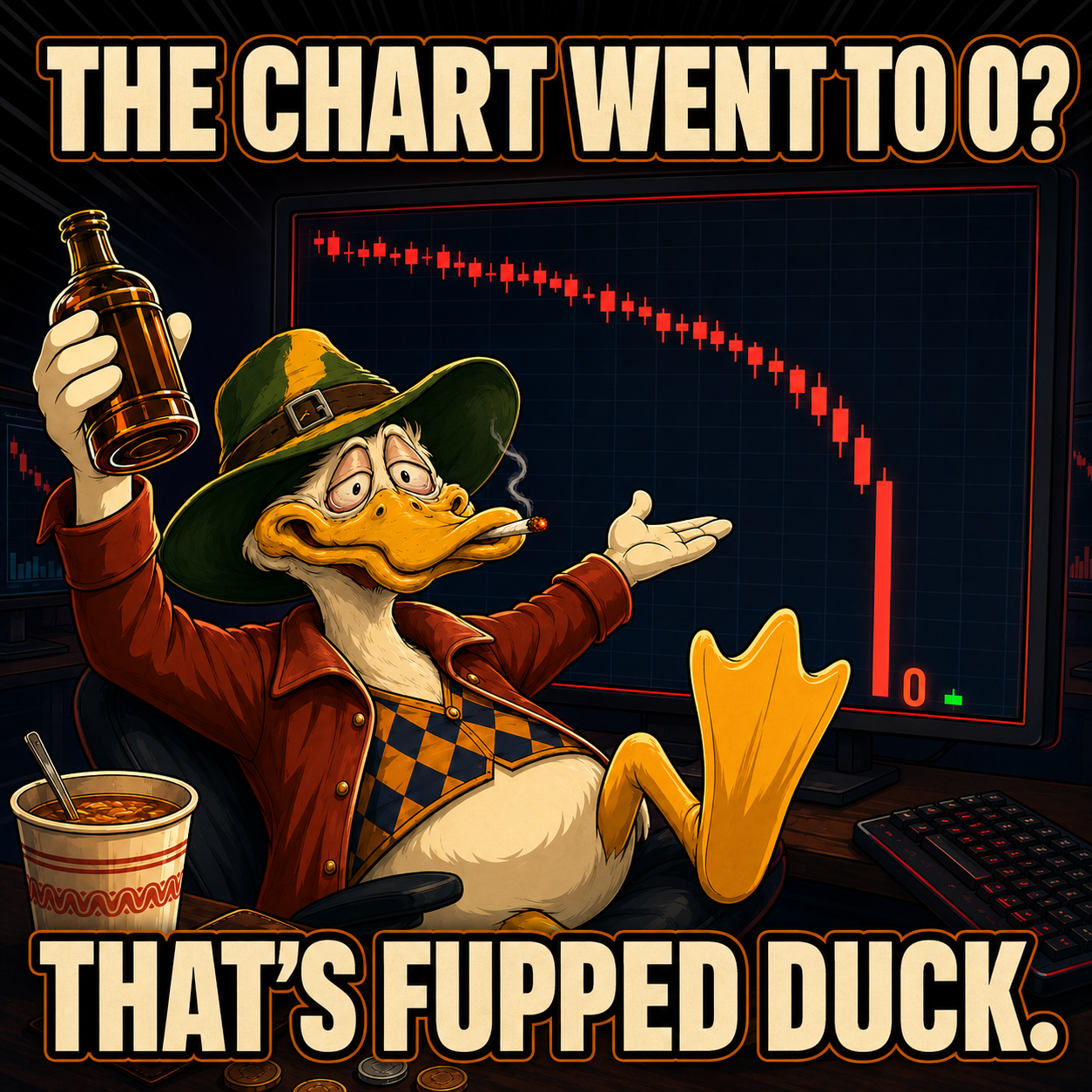 Fup meme: the chart went to zero
