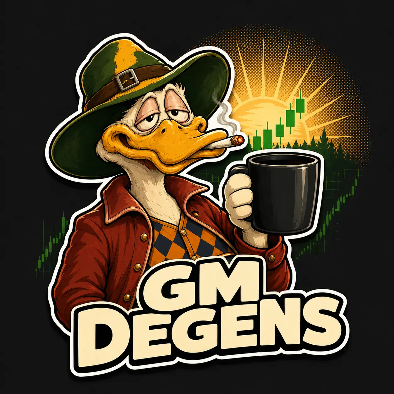 GM Degens sticker